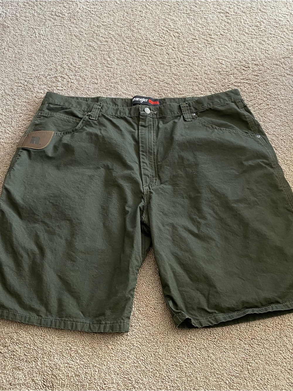 Wrangler RIGGS WORKWEAR Army Green Shorts